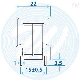 25X9X6mm EE Ferrite Cores