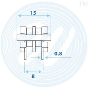 UU 9.8X7X8mm Common Mode Inductors