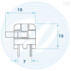 UU 9.8X7X9.5mm Common Mode Choke Inductor