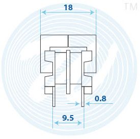 UU 9.8X7X9.5mm Common Mode Inductors