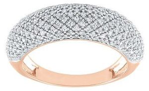 Rose Gold Natural Diamond Ring