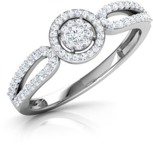 Silver Diamond Ring