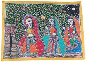 Aam Muhua Vivaah Madhubani Painting