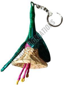 Handmade Sikki Grass Key Chain