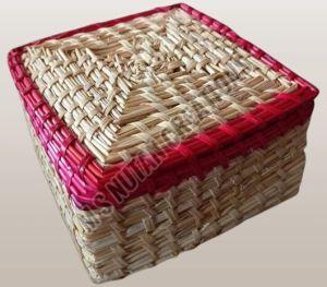 Sikki Grass Square Shaped Gift Box