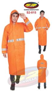 Fluorescent Reflective Raincoats