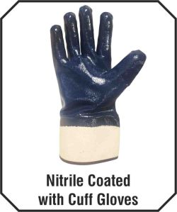 Nitrile Coated Cuff Gloves