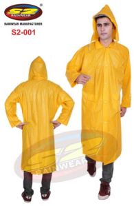PVC Yellow Rain Coat
