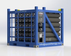 48 Capacity Gas Cylinder Quad