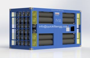 60 Capacity Gas Cylinder Quad