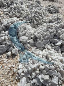 Snow White Quartz Stone Lumps, for Ceramic