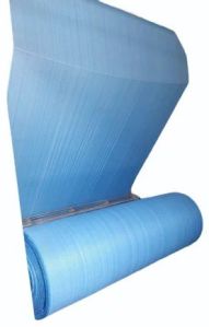 Sky Blue 100 GSM PP Woven Fabric Roll