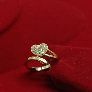 Heart Shape Gold-Tone Ring