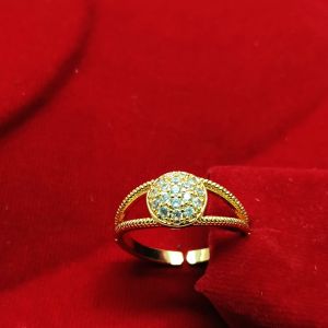 Open-Shank Rope Texture Ring