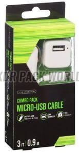Disposable Mobile Charger Packaging Box