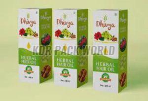 Hair Oil Packaging Box