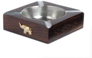 Rosewood Dark Brown Ash Tray