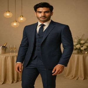 Audi-1 Polyester Suiting Fabric