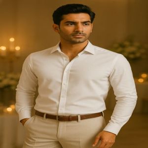 Bindu Bubble-1 Polyester Shirting Fabric