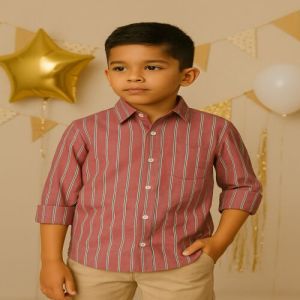 Double Cloth D Print Polyester Shirting Fabric