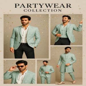 Gold JCQ-3 Polyester Suiting Fabric