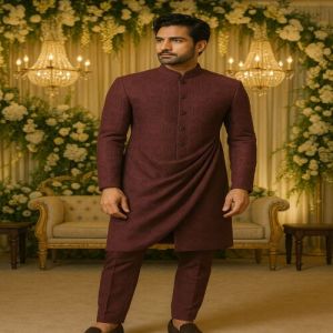 Platinum-4 Polyester Suiting Fabric