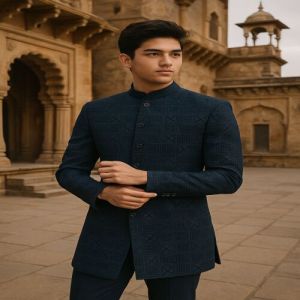 Platinum-6 Polyester Suiting Fabric