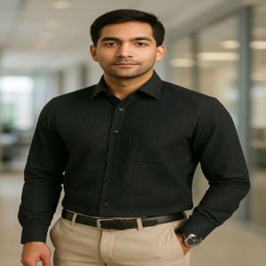 Tube Checks -1 Polyester Shirting Fabric