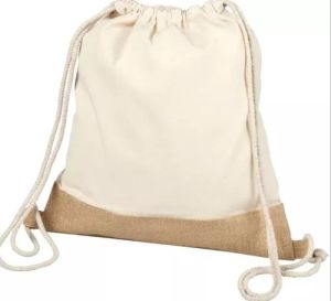 Plain Cotton Drawstring Bag