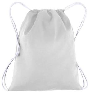 White Drawstring Bag