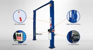 Two Post Hydraulic Multi Utility Lift
