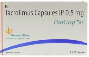 Pangraf 0.5mg Tacrolimus Capsules