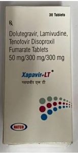 Xapavir LT Dolutegravir Lamivudine Tenofovir Disoproxil Fumarate Tablets