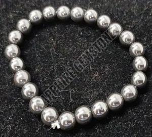 Gunmetal Beaded Bracelet