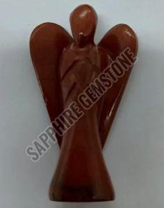 Red Jasper Crystal Angel Statue