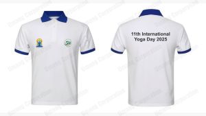 International Yoga Day T-Shirt – Theme: One Earth, One Health