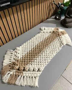 Designer Macrame Table Runner