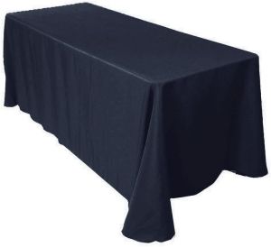 Plain Poly Cotton Table Cover