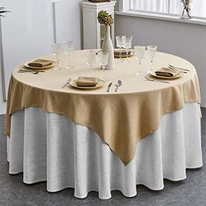 Plain Silk Dining Table Cover