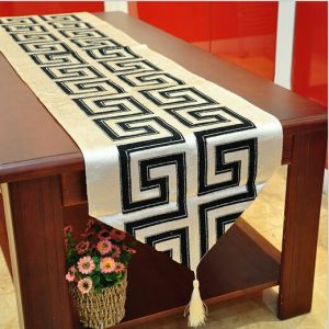 Printed Canvas Table Runner