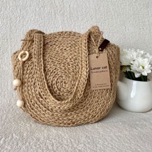 Stylish Handwoven Jute Hand Bag