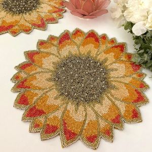 Designer Handmade Beaded Placemat