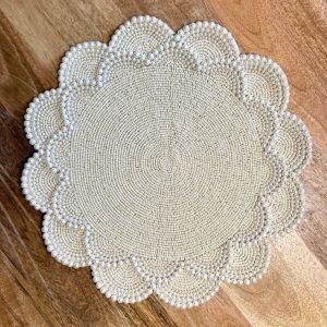 Designer Handmade Beaded Placemat