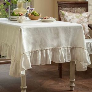 Plain Silk Dining Table Cover