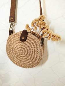 Stylish Handwoven Jute Hand Bag