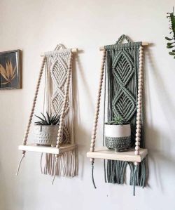 Cotton Thread Macrame Plant Hanger