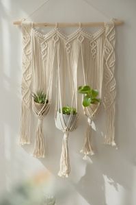 Cotton Thread Macrame Plant Hanger