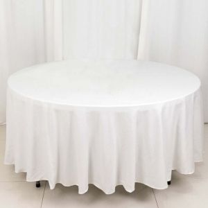 Plain Poly Cotton Table Cover