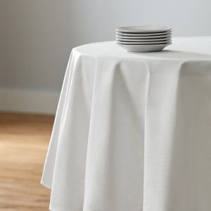 Plain Poly Cotton Table Cover