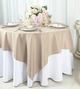 Plain Polyester Banquet Table Cover